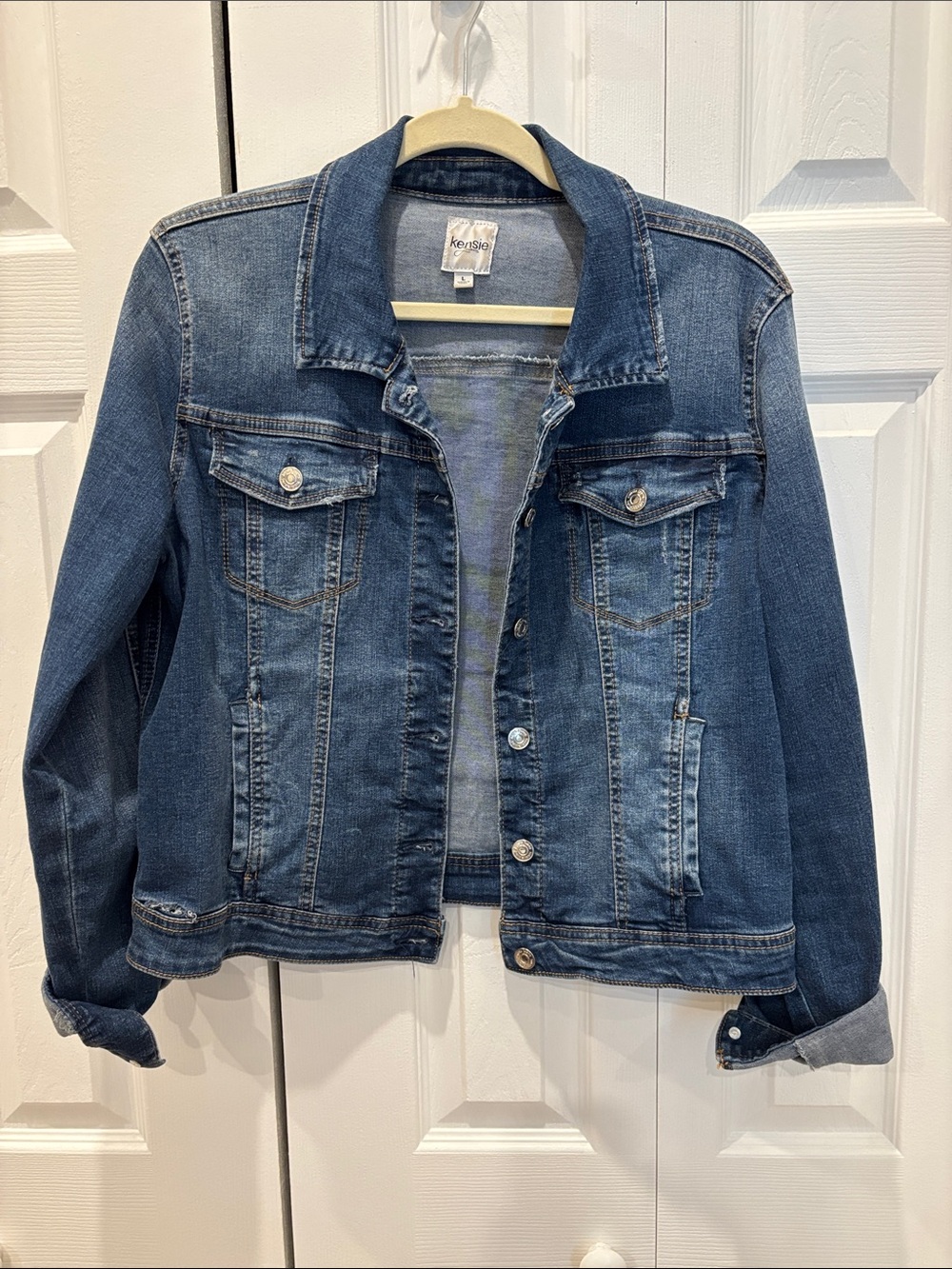Kensie Medium Blue Denim Jacket